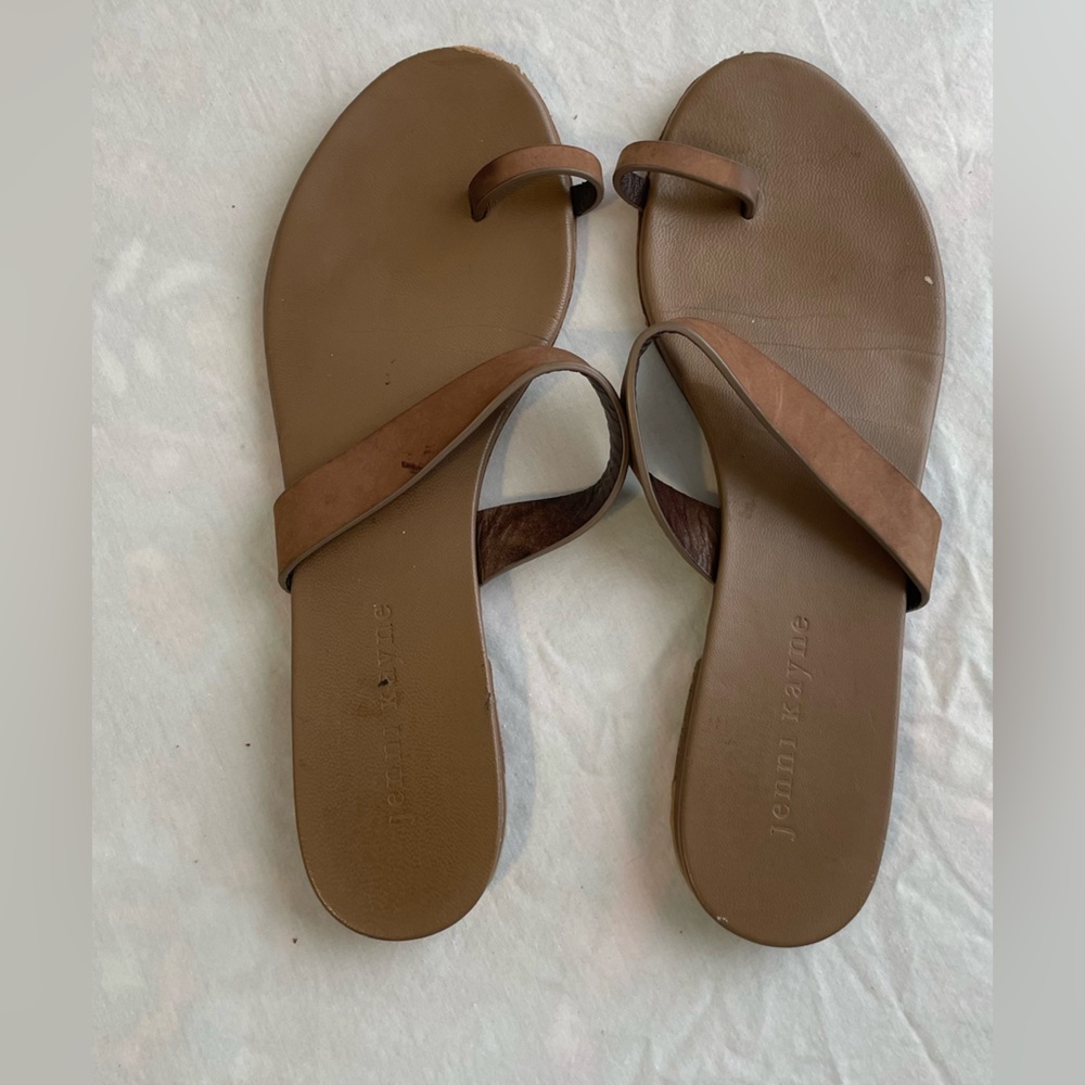 Jenni Kayne Tan Leather Sandals
